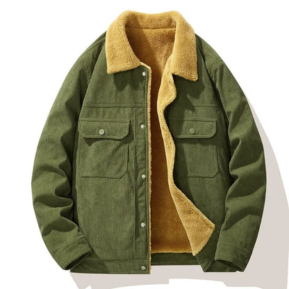 Jacqueline | Luxe Corduroy Sherpa Jacket