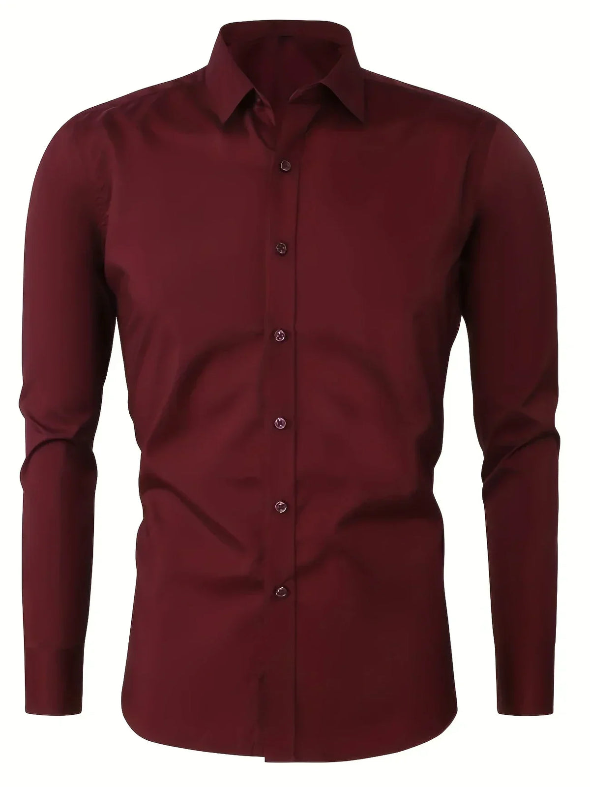 Callum | Refined Long Sleeve Button-Up Shirt