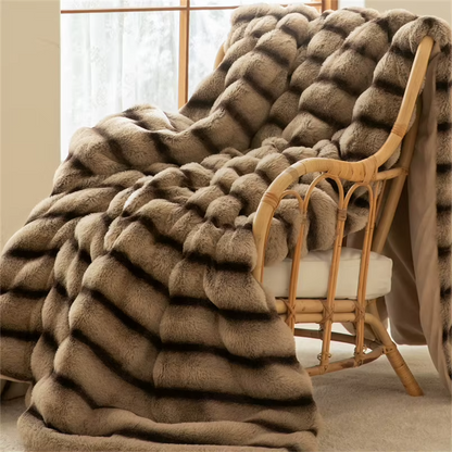Ines | Luxe Faux Fur Home Blanket