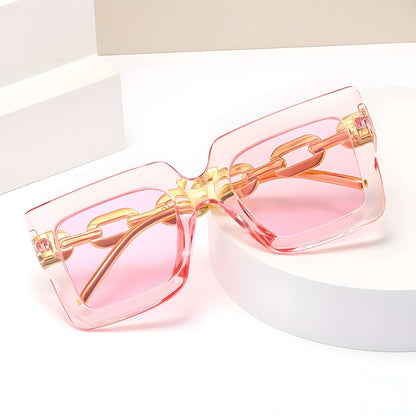 Freya | Bold Chain-Detail Sunglasses