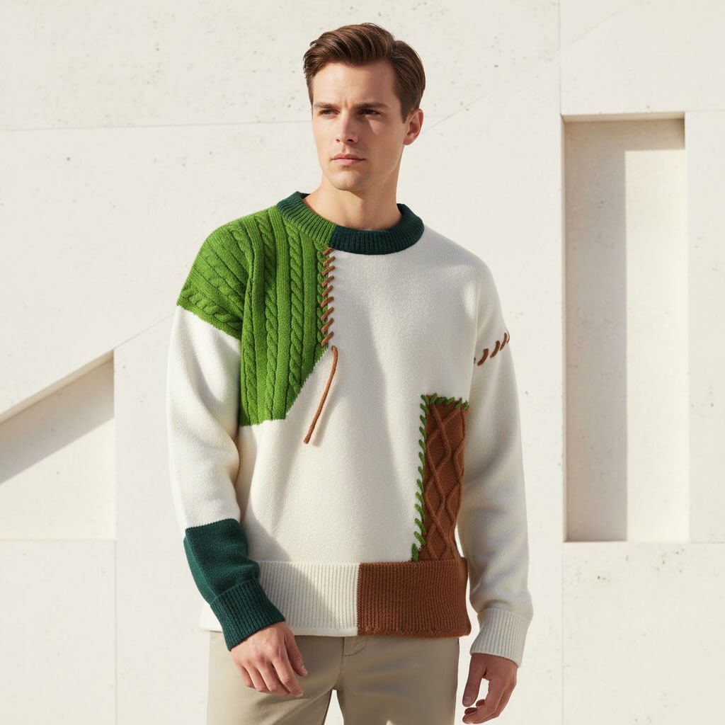 Esme | Luxe Patch Knit Sweater