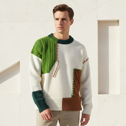 Esme | Luxe Patch Knit Sweater