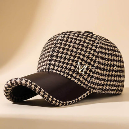 Julian | Houndstooth Wool Cap