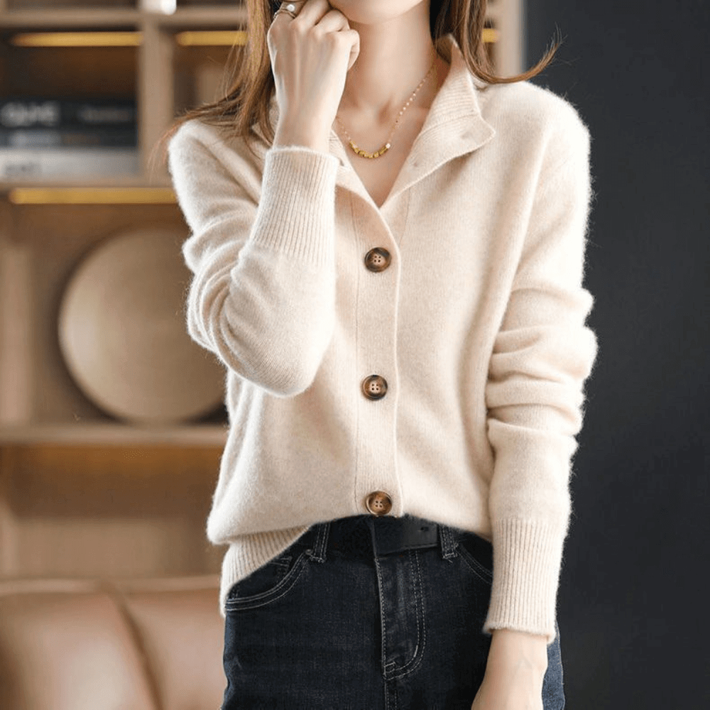Ingrid | Chic Milan Button Cardigan