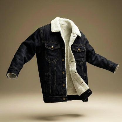 Felix | Luxe Denim Shearling Jacket