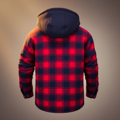 Jasper | Tailored Hooded Plaid Jacket
