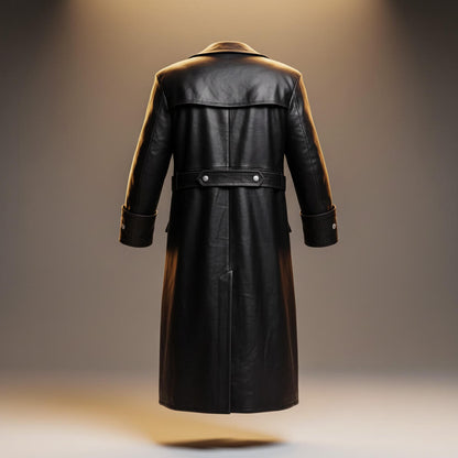 Julian | Luxe Leather Overcoat