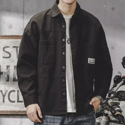Desmond | Rugged Heavy-Duty Button-Up Shirt