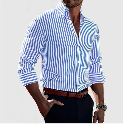 Landon | Striped Confidence Shirt