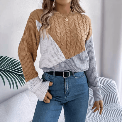 Esme | Color-Block Knit Sweater