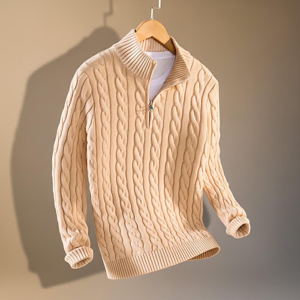Everett | Luxe Cable Knit Sweater