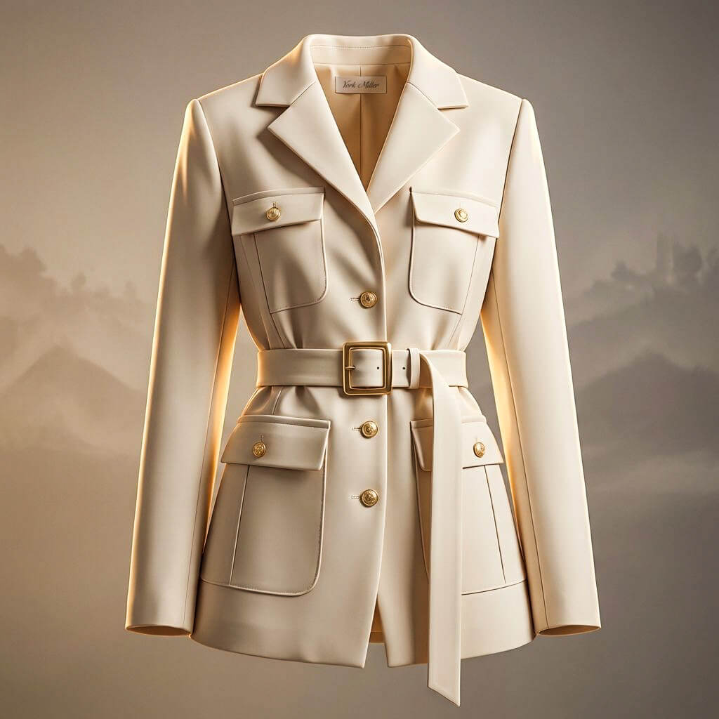 Vivienne | Tailored Belted Jacket