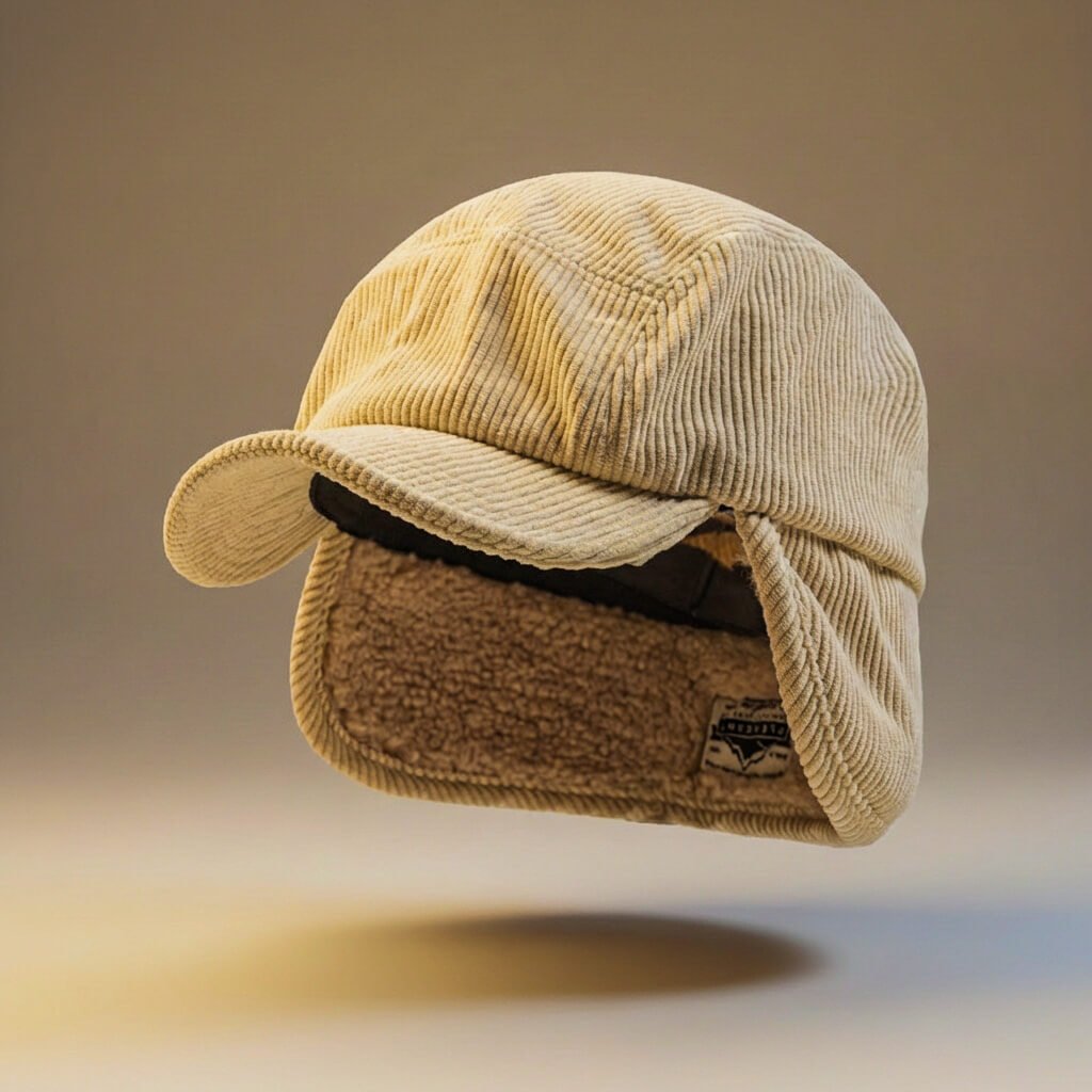 Juliette | Luxe Corduroy Earflap Cap