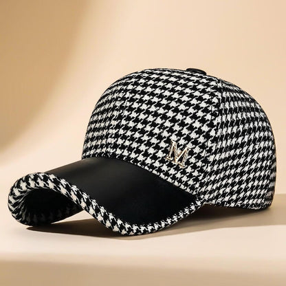 Julian | Houndstooth Wool Cap