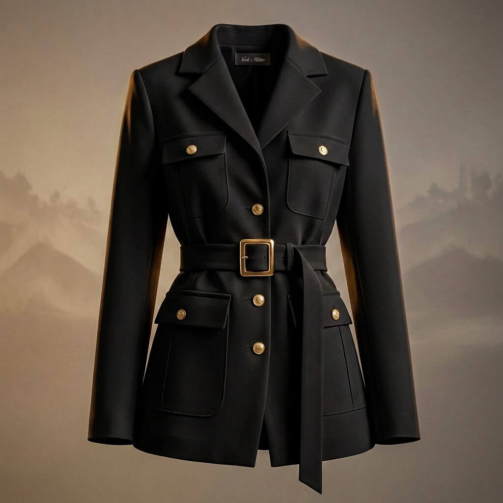 Vivienne | Tailored Belted Jacket