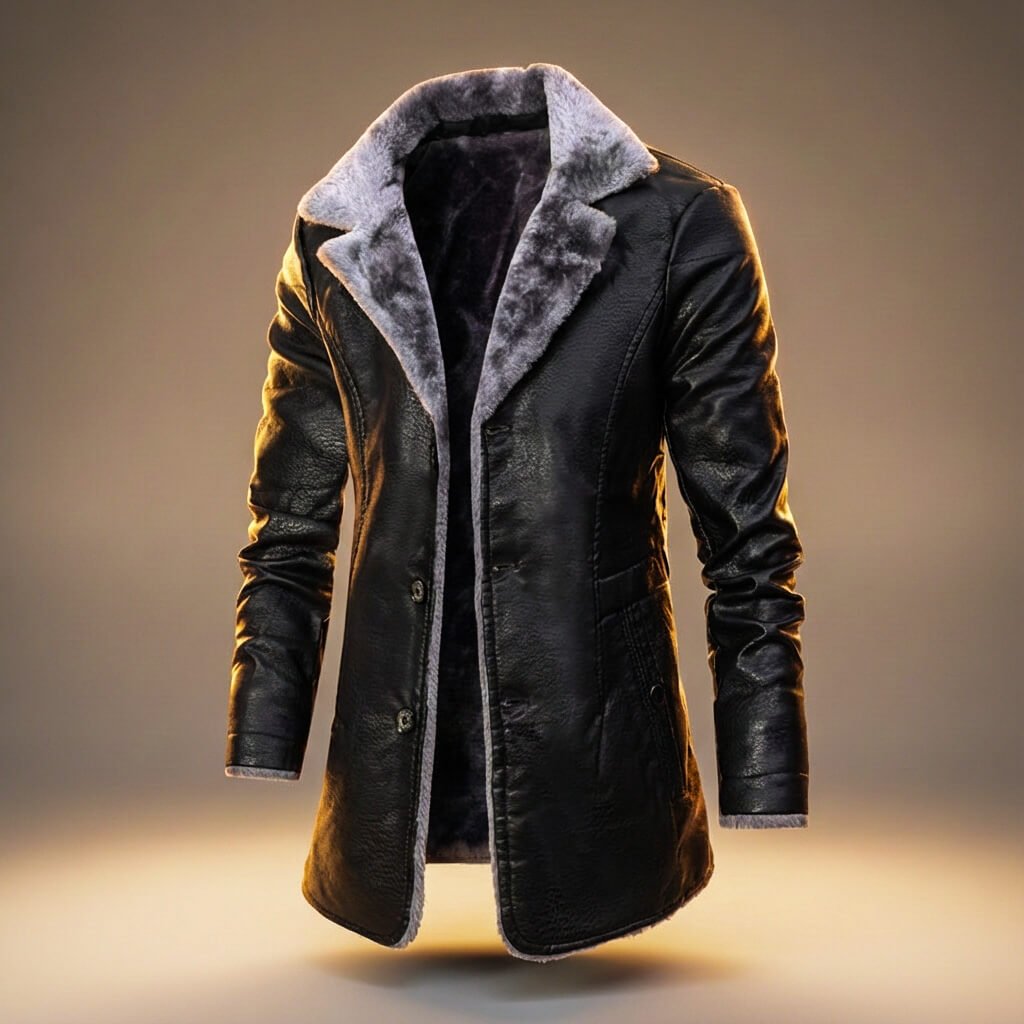 Sebastian | Luxe Leather Overcoat