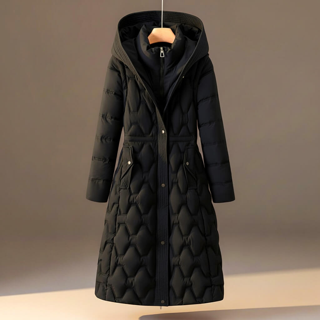 Vivienne | Quilted Hooded Coat