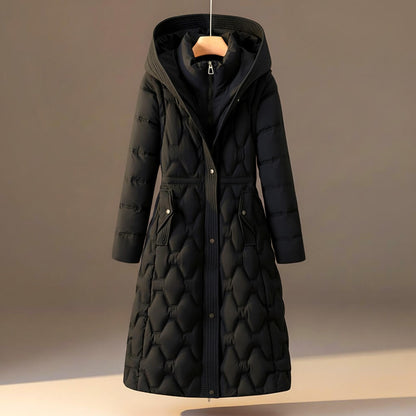 Vivienne | Quilted Hooded Coat
