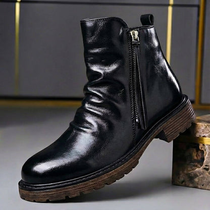 Oscar | Italian Leather Boots
