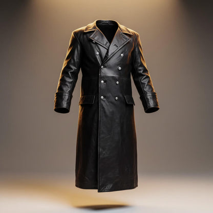 Julian | Luxe Leather Overcoat