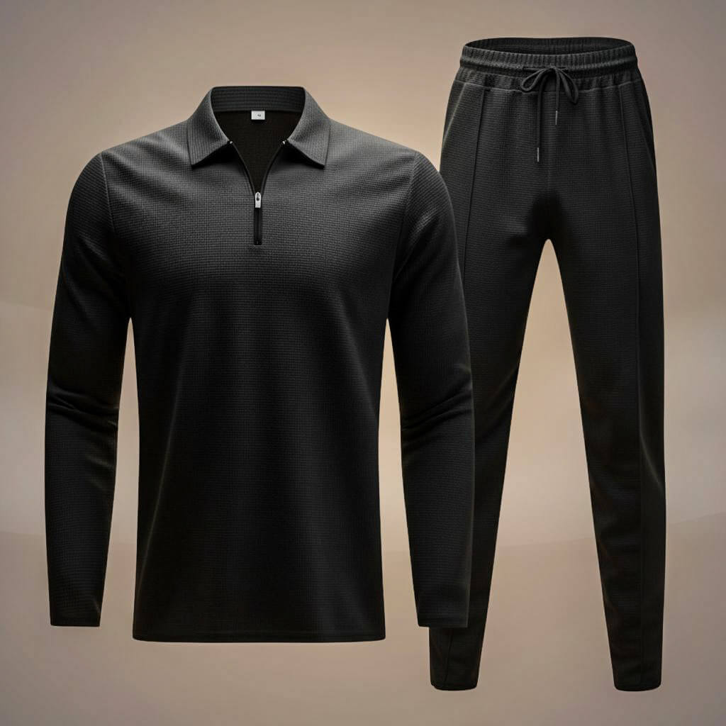 Esme | Luxe Waffle-Knit Athleisure Set