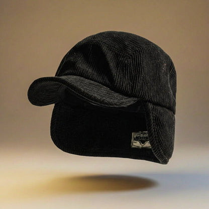 Juliette | Luxe Corduroy Earflap Cap