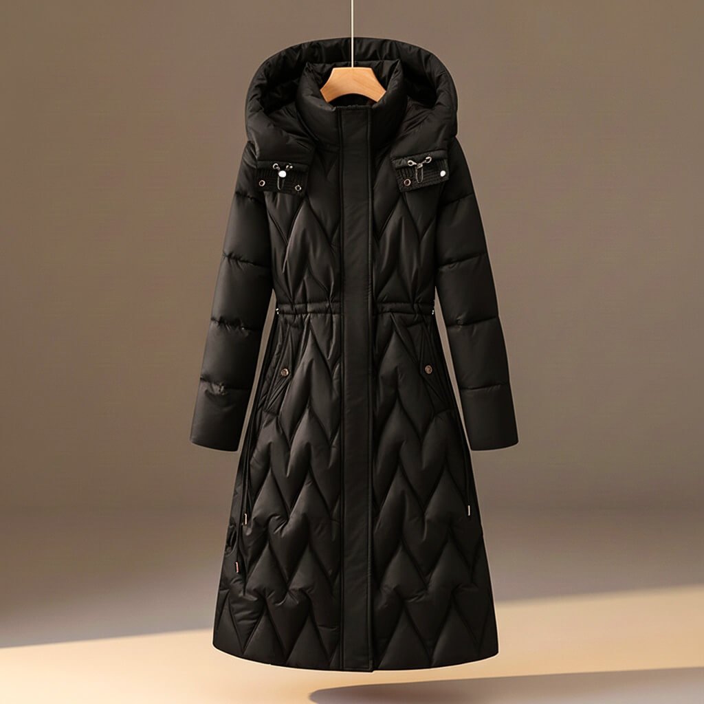 Freya | Quilted Hooded Coat