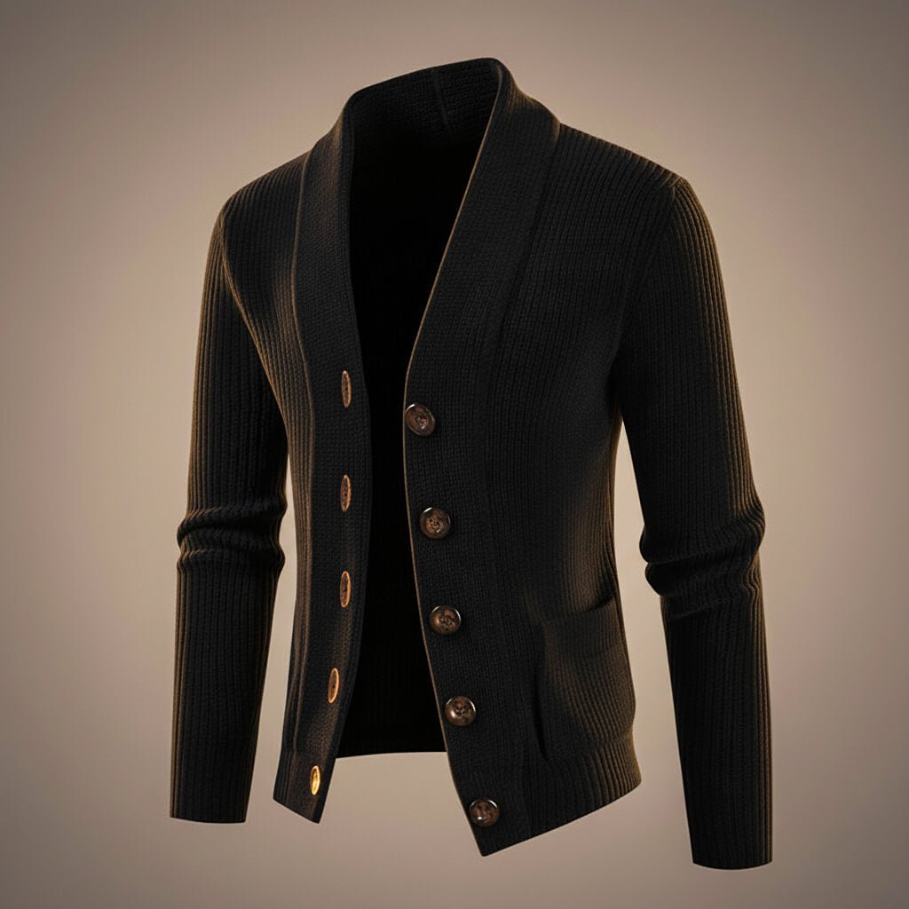 Julian | Virgin Wool Knit Cardigan