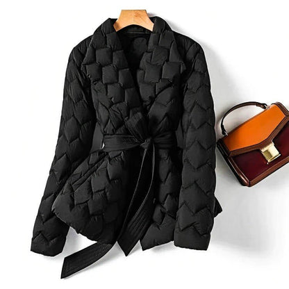 Freya | Quilted Down Coat