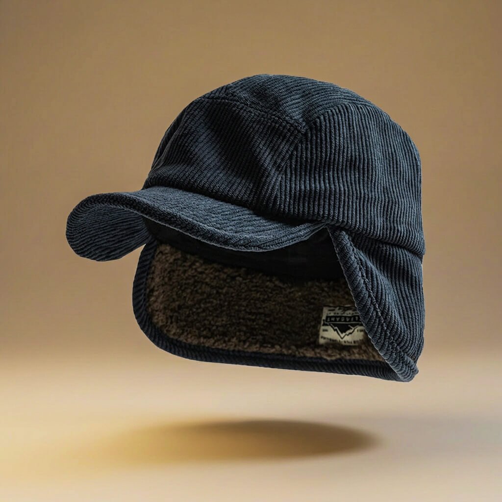 Juliette | Luxe Corduroy Earflap Cap