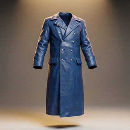 Julian | Luxe Leather Overcoat