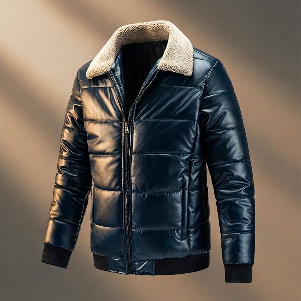 Hugo | Luxe Quilted Leather Jacket