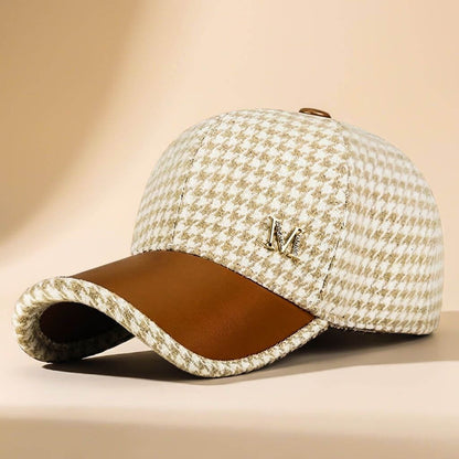 Julian | Houndstooth Wool Cap