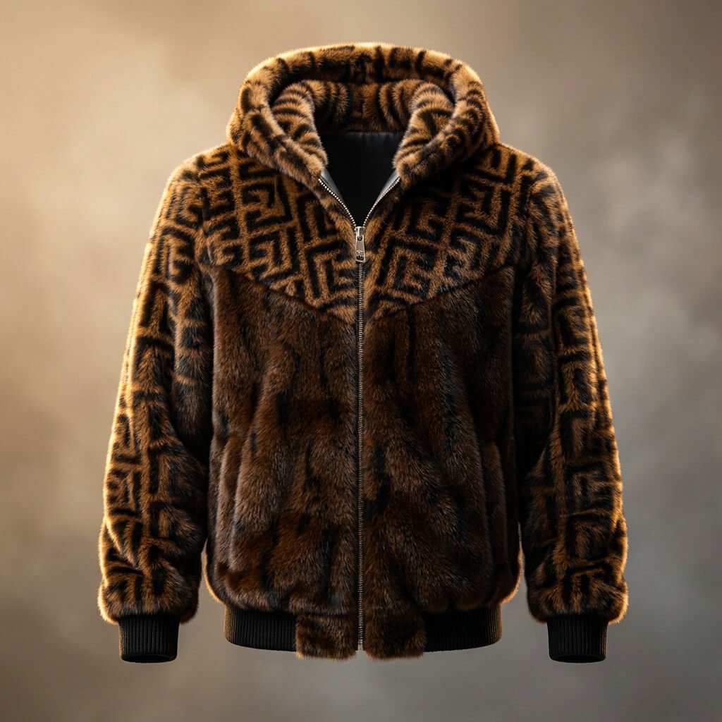 Vivienne | Luxe Hooded Fur Jacket