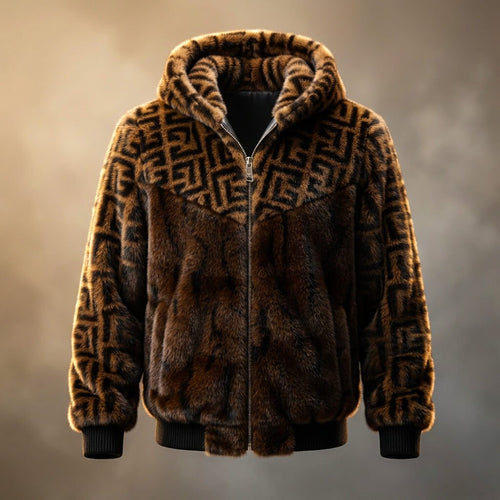 Vivienne | Luxe Hooded Fur Jacket