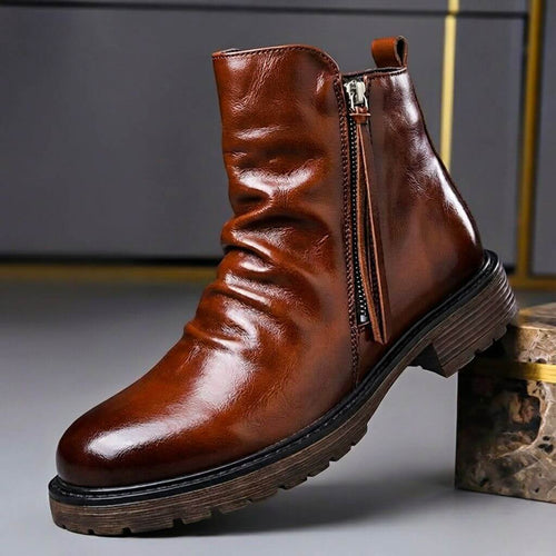 Oscar | Italian Leather Boots