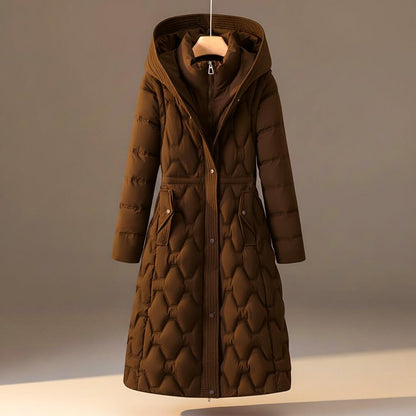 Vivienne | Quilted Hooded Coat