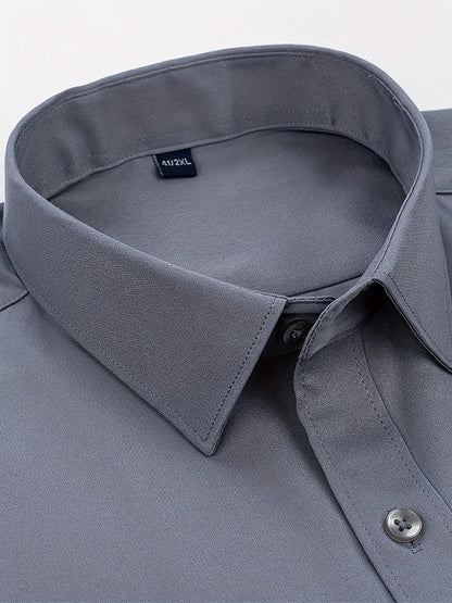 Callum | Refined Long Sleeve Button-Up Shirt