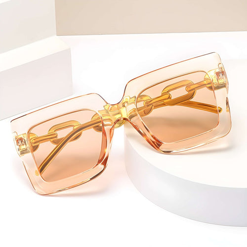 Freya | Bold Chain-Detail Sunglasses