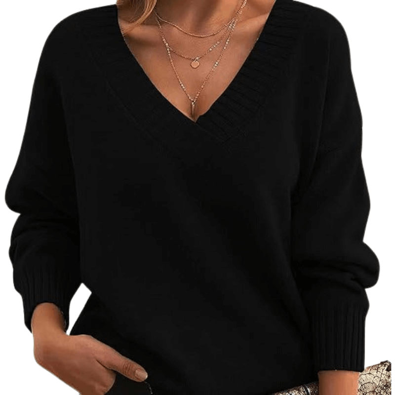 Ivy | Timeless V-Neck Cashmere Pullover