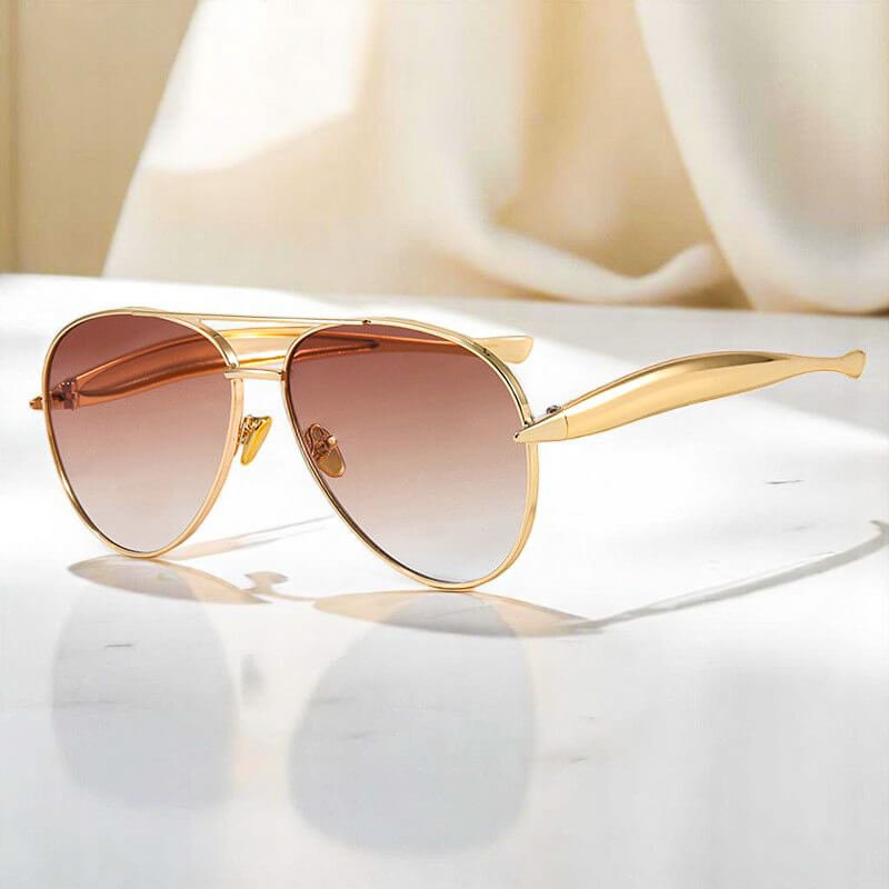 Freya | Chic Aviator Sunglasses