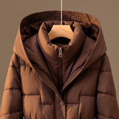 Vivienne | Quilted Hooded Coat