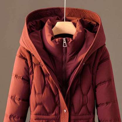 Vivienne | Quilted Hooded Coat