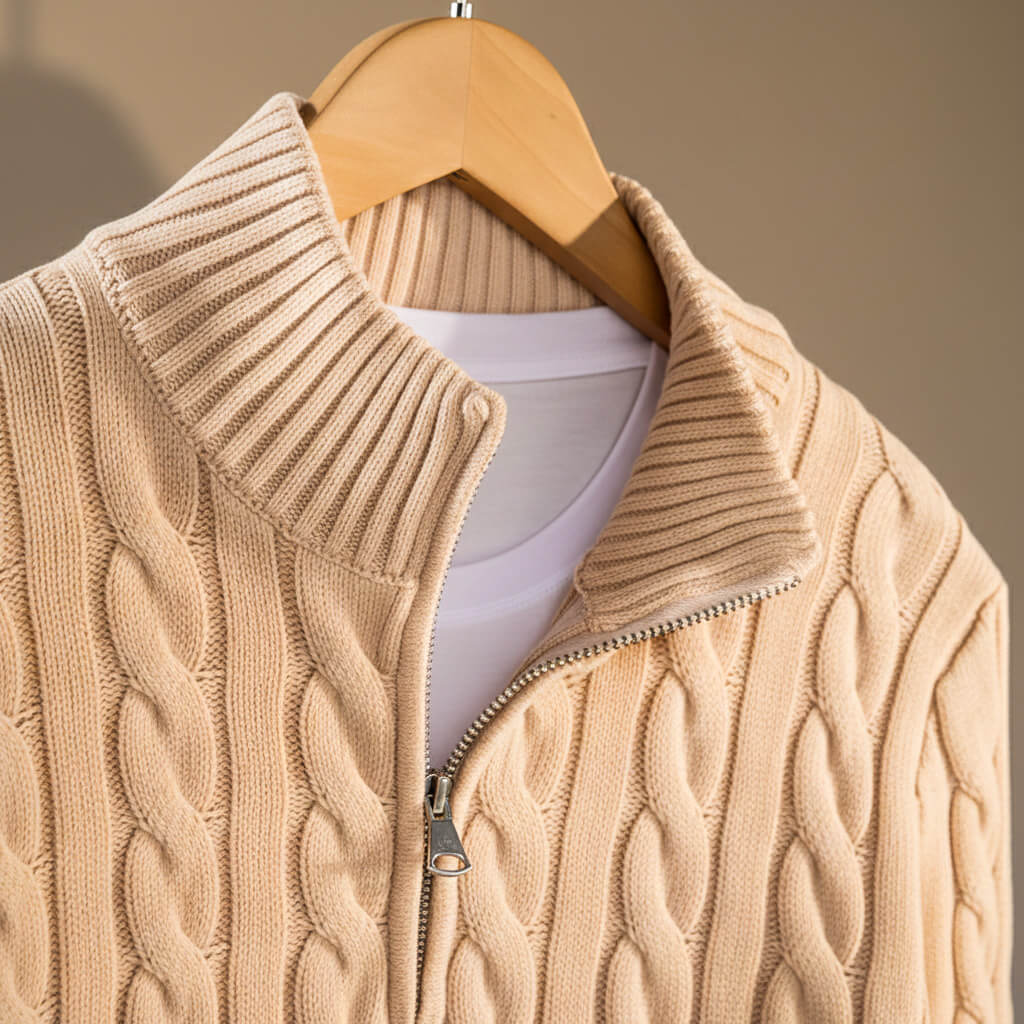 Everett | Luxe Cable Knit Sweater