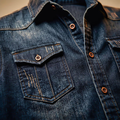 Emmett | Organic Denim Shirt