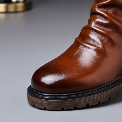 Oscar | Italian Leather Boots