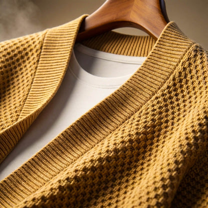Everett | Honeycomb Knit Cardigan