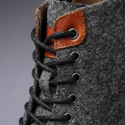 Julian | Luxe Leather and Wool Boots