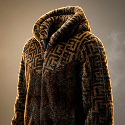 Vivienne | Luxe Hooded Fur Jacket