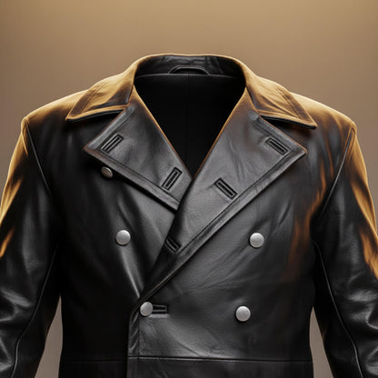 Julian | Luxe Leather Overcoat